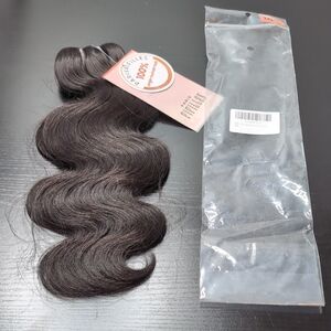 16 In 14a Human Hair Body Wave Single Bundle Quick Weave Silky Natural Black